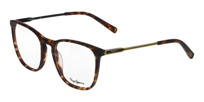 Pepe Jeans Pj3476 Men's Glasses, Tortoiseshell, Size 52 In Brown