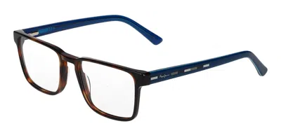 Pepe Jeans Pj3485 Men's Glasses, Tortoiseshell, Size 53 In Brown