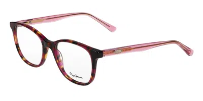 Pepe Jeans Pj3513 Women's Glasses, Tortoiseshell, Size 52 In Red