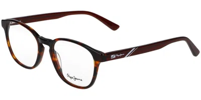 Pepe Jeans Pj3519 Men's Glasses, Tortoiseshell, Size 53 In Brown