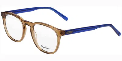 Pepe Jeans Pj3530 104 Men's Glasses Brown Size 52 - Free Lenses - Blue Light Block Available