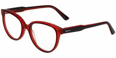 Pepe Jeans Pj3569 029 Women's Glasses Red Size 52 - Free Lenses - Blue Light Block Available