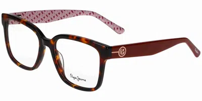 Pepe Jeans Pj3574 106 Women's Glasses Tortoiseshell Size 52 - Free Lenses - Blue Light Block Available In Brown