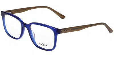 Pepe Jeans Pj3577 648 Men's Glasses Blue Size 53 - Free Lenses - Blue Light Block Available