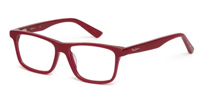 Pepe Jeans Pj4049 Men's Glasses, Burgundy, Size 47