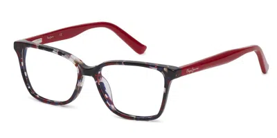 Pepe Jeans Pj4051 Men's Glasses, Burgundy, Size 47