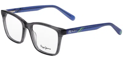 Pepe Jeans Pj4073 Men's Glasses, Clear, Size 47 In Gray