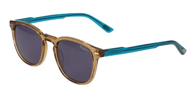 Pepe Jeans Pj7406 104 Men's Sunglasses Brown Size 52