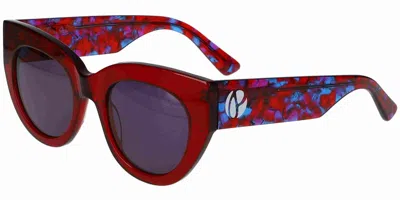 Pepe Jeans Pj7423 263 Women's Sunglasses Red Size 50