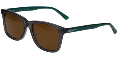Pepe Jeans Pj7426 901p Men's Sunglasses Grey Size 56 In Multi