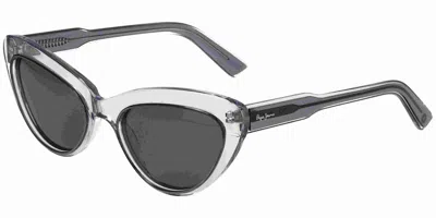 Pepe Jeans Pj7428 946 Women's Sunglasses Grey Size 55 In Gray