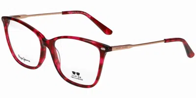 Pepe Jeans Pj7461 With Clip-on Women's Glasses, Tortoiseshell, Size 56 In Red
