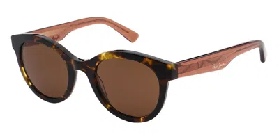 Pepe Jeans Pj7471 101 Women's Sunglasses Tortoiseshell Size 50 In Brown