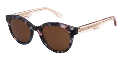 Pepe Jeans Pj7471 681 Women's Sunglasses Tortoiseshell Size 50 In Multi