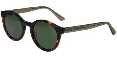 Pepe Jeans Pj7481 101 Men's Sunglasses Tortoiseshell Size 51 In Brown