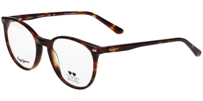 Pepe Jeans Pj7492 With Clip-on Women's Glasses, Tortoiseshell, Size 50 In Brown