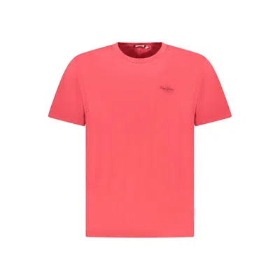 PEPE JEANS RED COTTON MEN T-SHIRT
