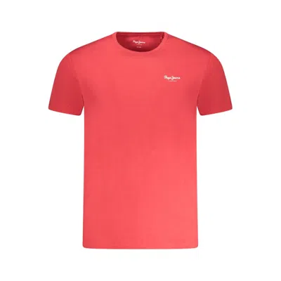Pepe Jeans Red Cotton Men T-shirt