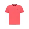 Pepe Jeans Red Cotton T-shirt In Gold