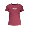 Pepe Jeans Logo-print T-shirt In Red