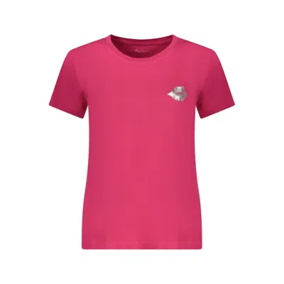 Pepe Jeans Red Cotton Women's T-shirt In Pink