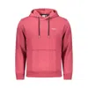 Pepe Jeans Red Polyester Men's Sweatshirt In Pink
