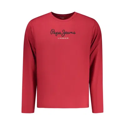 Pepe Jeans Rosso Cotton Men T-shirt In Red