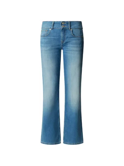 Pepe Jeans Venus Double-button Jeans In Blue