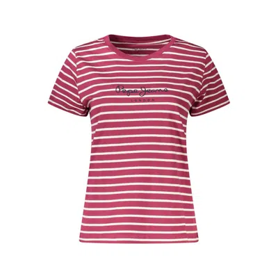 Pepe Jeans Viola Cotton Women T-shirt In Multi