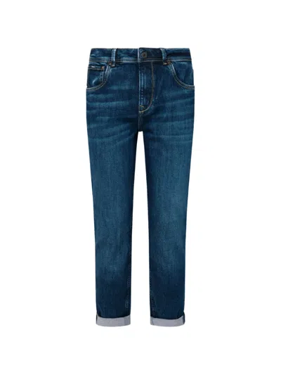 Pepe Jeans Violet Turn-up Jeans In Blue
