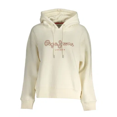 PEPE JEANS WHITE COTTON SWEATER