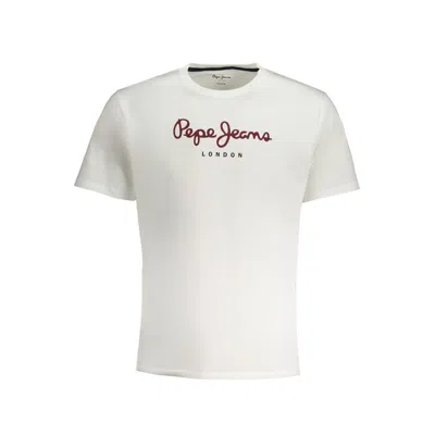 Pepe Jeans White Cotton T-shirt