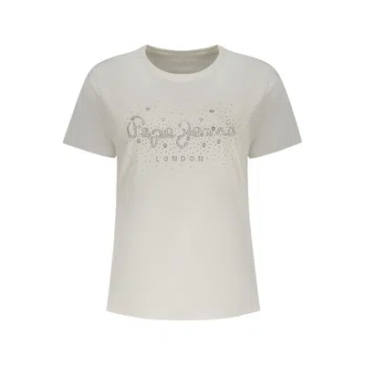 Pepe Jeans White Cotton T-shirt