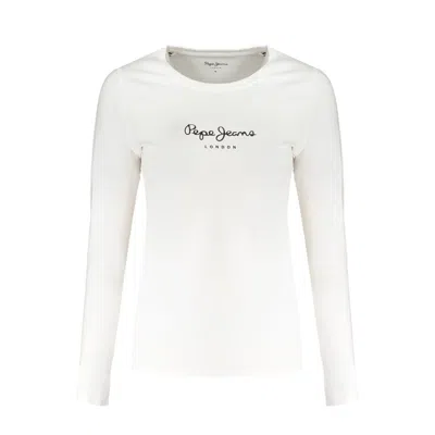 Pepe Jeans White Cotton Tops & T-shirt