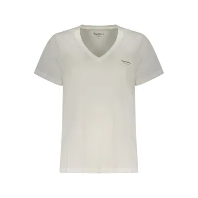 Pepe Jeans White Cotton T-shirt In Multi
