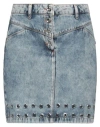 Pepe Jeans Woman Denim Skirt Blue Size 4 Cotton In Blue