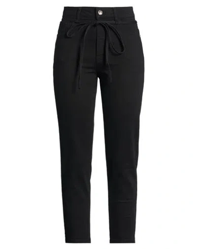 Pepe Jeans Woman Jeans Black Size 31 Cotton, Elastane