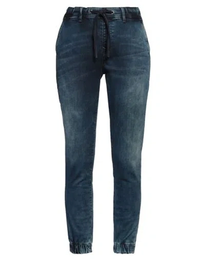 Pepe Jeans Woman Jeans Blue Size 26 Cotton, Elastane