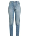 Pepe Jeans Woman Jeans Blue Size 32w-30l Cotton, Elastane In Blue