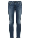 Pepe Jeans Woman Jeans Blue Size 34w-28l Cotton, Polyester, Elastane In Blue