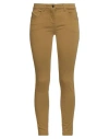 Pepe Jeans Woman Jeans Khaki Size 26 Cotton, Polyester, Elastane In Brown