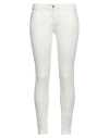 Pepe Jeans Woman Jeans White Size 27 Cotton, Polyester, Elastane