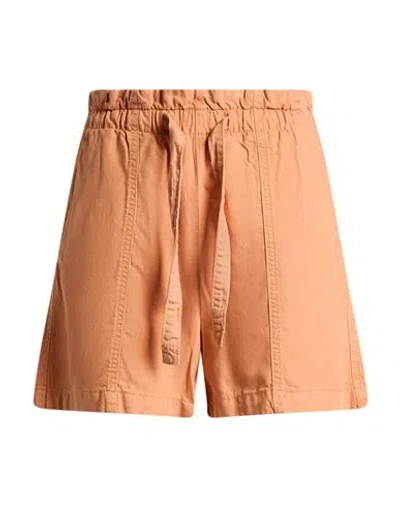 Pepe Jeans Woman Shorts & Bermuda Shorts Apricot Size Xs Cotton, Lyocell In Orange