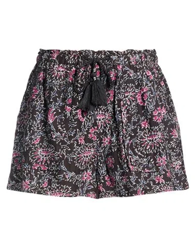 Pepe Jeans Woman Shorts & Bermuda Shorts Black Size S Cotton, Viscose In Brown