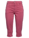 Pepe Jeans Woman Shorts & Bermuda Shorts Magenta Size 27 Cotton, Elastane In Magenta