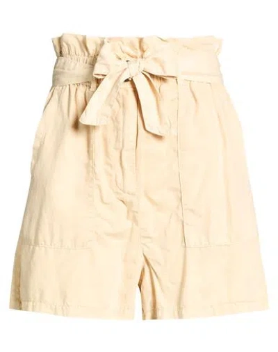 Pepe Jeans Woman Shorts & Bermuda Shorts Sand Size M Lyocell In Neutral