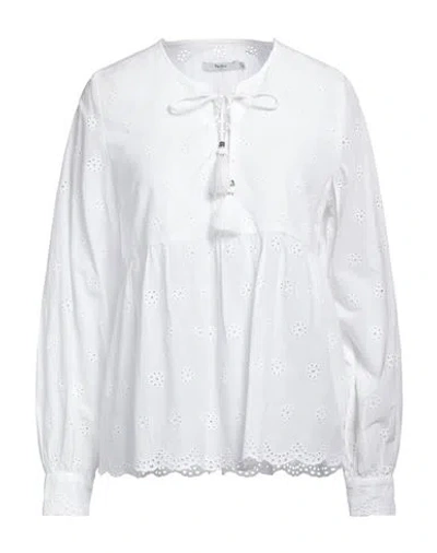 Pepe Jeans Woman Top White Size L Cotton