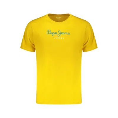 Pepe Jeans Yellow Cotton T-shirt