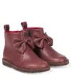 Pèpè Kava Bow-detail Leather Boots