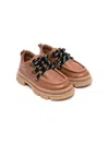 Pèpè Lace-up Deck Shoes In Brown